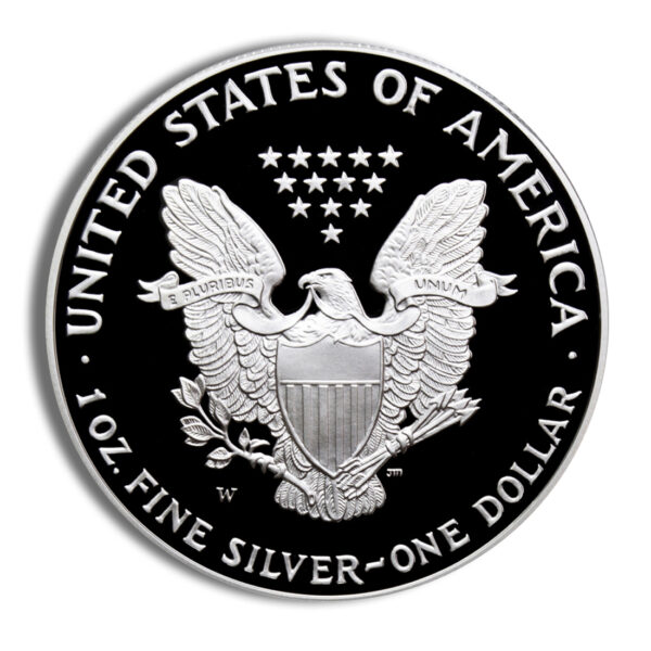 2020-W Proof Silver Eagle V75 Privy with Box & COA - Image 2