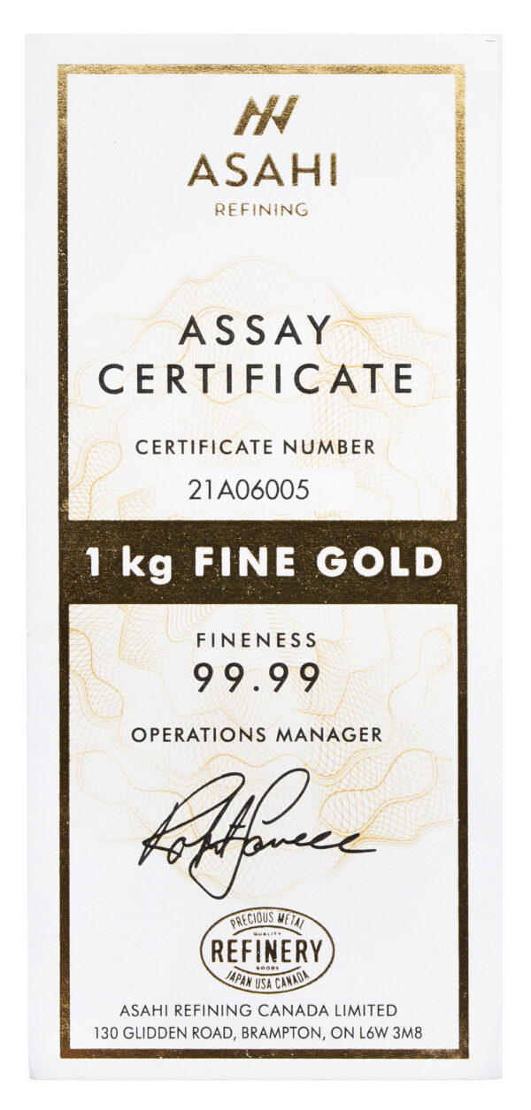 1 kilo Gold Bar - Brand Varies .9999 (COMEX Brand) - Image 3