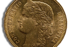 Switzerland Gold 20 Francs - Helvetica (1883-1896)