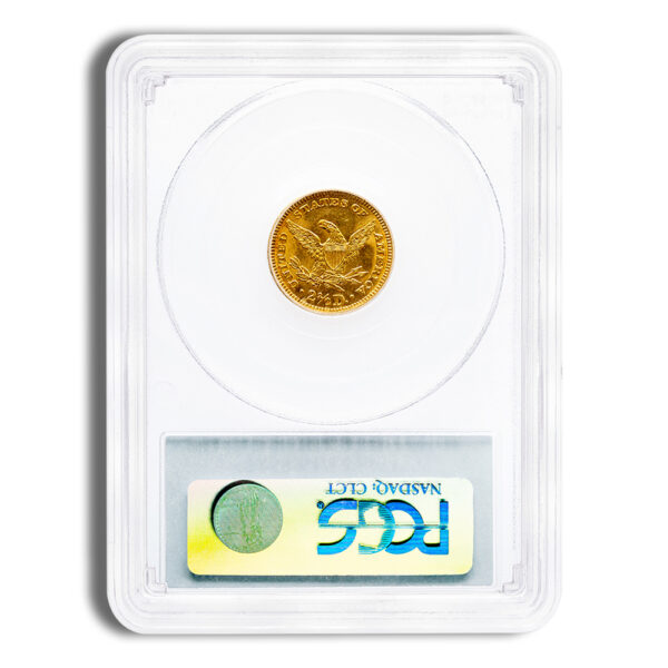 $2.5 Gold Liberty Quarter Eagle - PCGS MS61 - Image 2