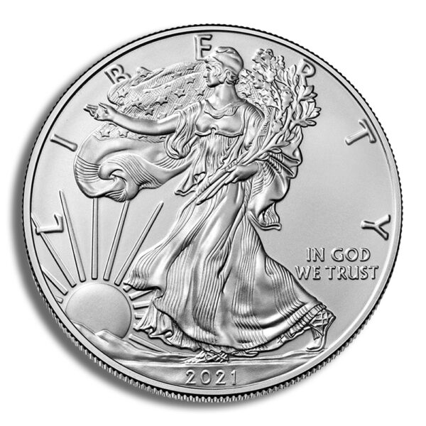 2021(P) Silver American Eagle - BU - Sealed Box (Type 1)
