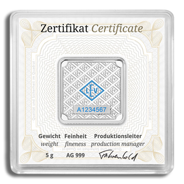 5 gram Silver Bar - Geiger (In Assay) - Image 2