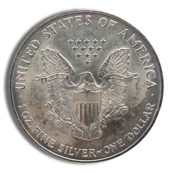 1996 Silver American Eagle - Impaired - Image 2