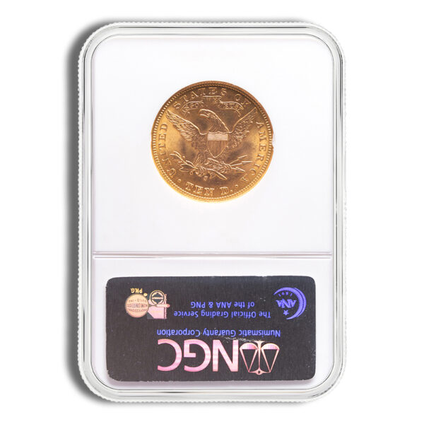 $10 Gold Liberty Eagle - NGC MS65 - Image 2