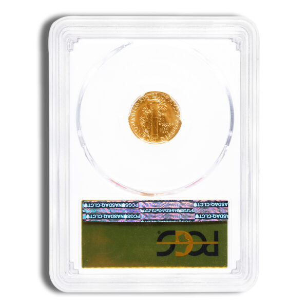 2016-W 1/10 oz Gold Mercury Dime Centennial Coin PCGS SP70 - Image 2
