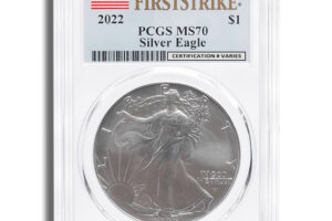 2022 Silver Eagle PCGS MS70 First Strike - Flag