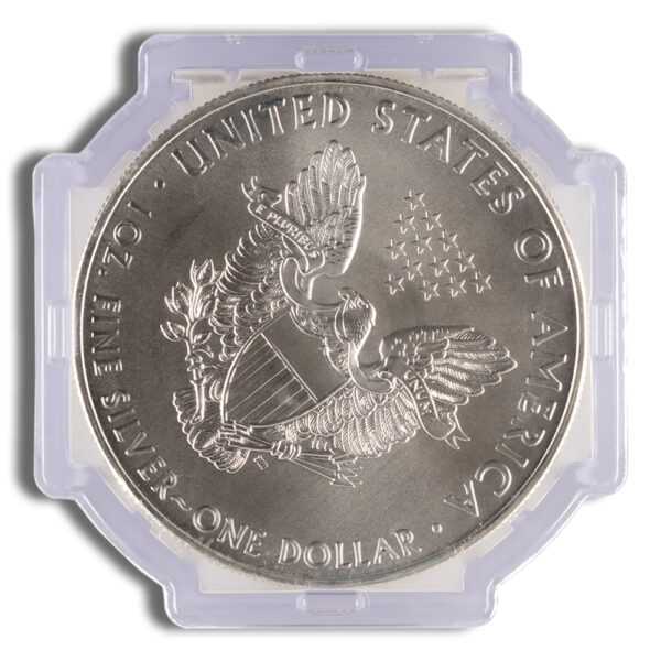 2021 (P) Silver Eagle Emergency Production 20-coin BU Roll NGC - Image 2