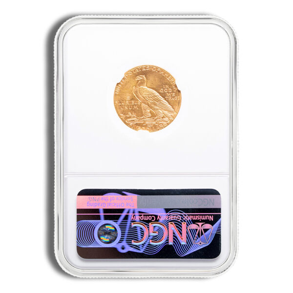 $5 Gold Indian Half Eagle - NGC MS64 - Image 2