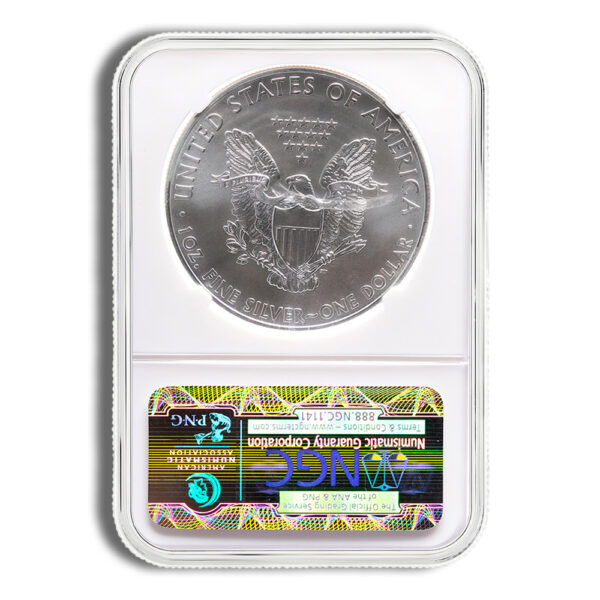 2011 Silver Eagle NGC MS69 Early Releases - Image 2
