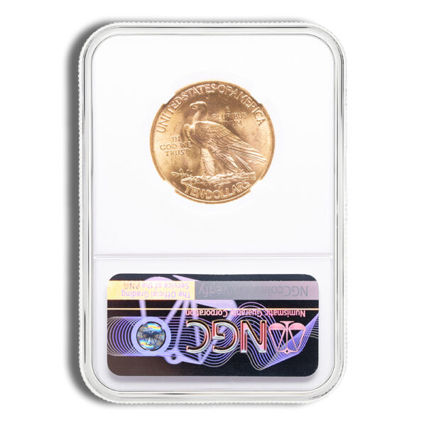 $10 Gold Indian Eagle - NGC MS64 - Image 2