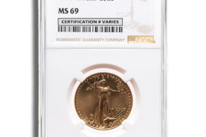 2007 1/2 oz Gold Eagle $25 NGC MS69