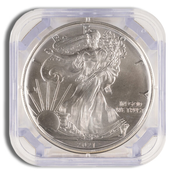 2021 (P) Silver Eagle Emergency Production 20-coin BU Roll NGC