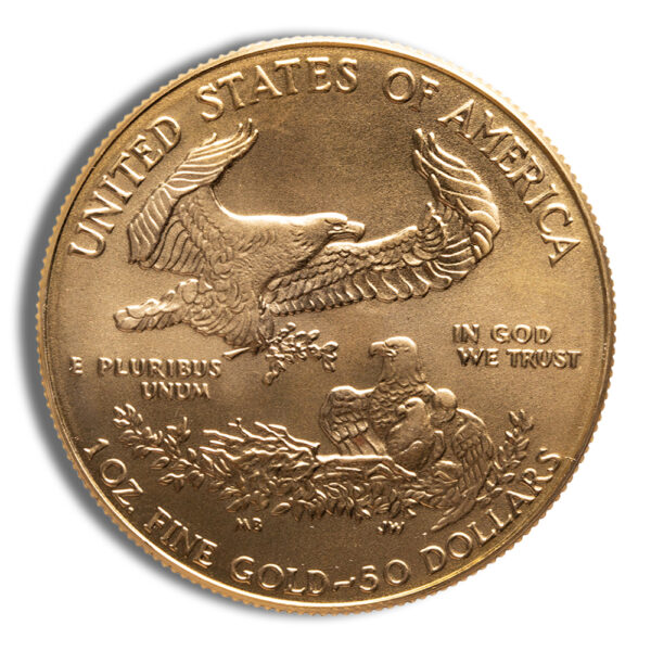 1986 1 oz Gold Eagle - BU (MCMLXXXVI) - Image 2