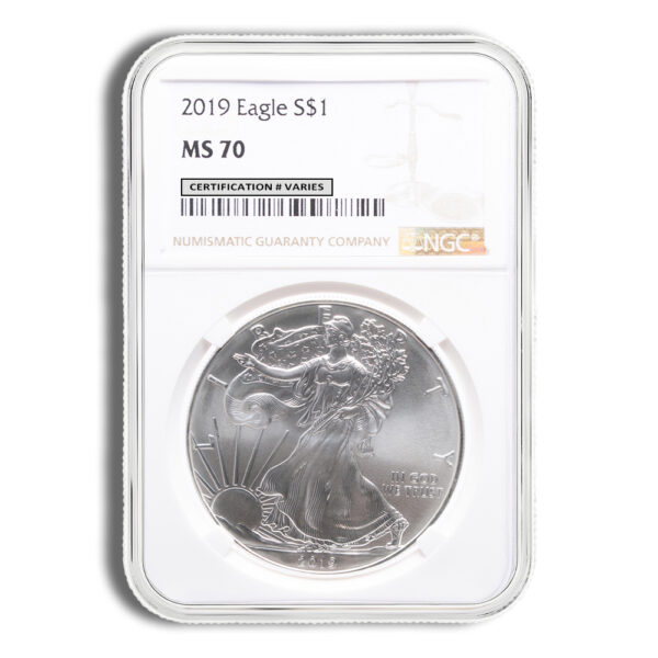 2019 Silver Eagle NGC MS70