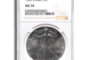 1989 Silver Eagle NGC MS70