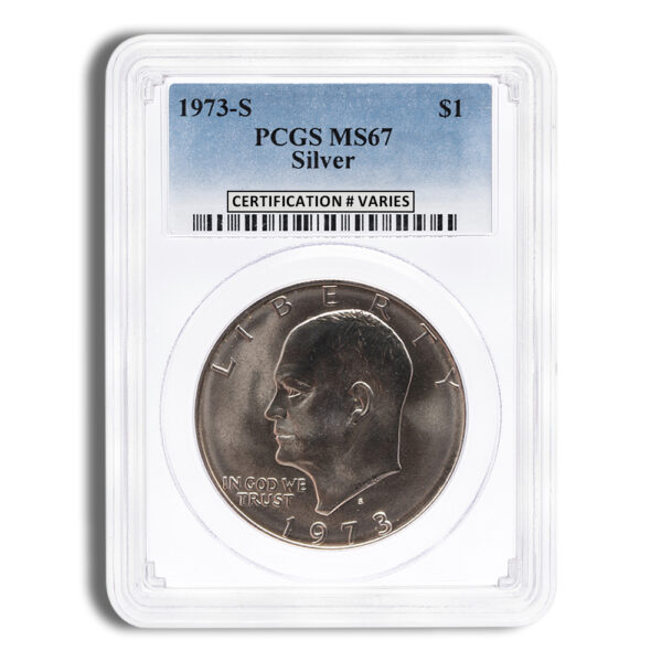 1973-S Ike Dollar - PCGS MS67