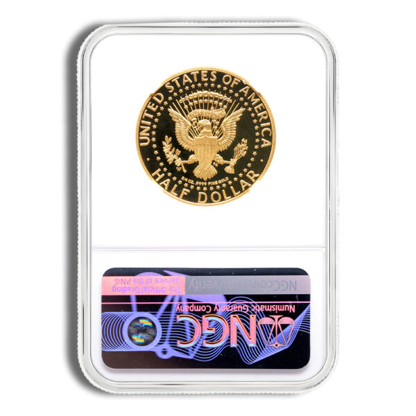 2014-W 3/4 oz JFK Half Dollar Gold Coin NGC PF70 (Label Varies) - Image 2