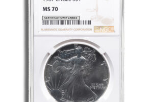 1987 Silver Eagle NGC MS70