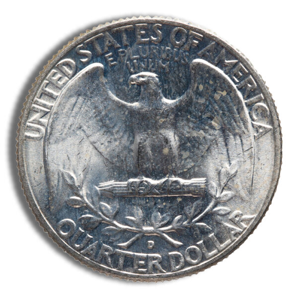 $1 FV 90% Silver Washington Quarters - BU - Image 2