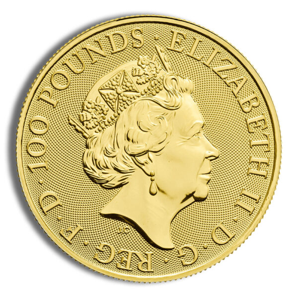 2017 1 oz Great Britain Queen's Beast Gold Coin - Griffin - Image 2