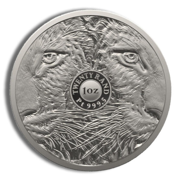 2023 1 oz Platinum South African Big 5 Leopard Coin - Proof - Image 2