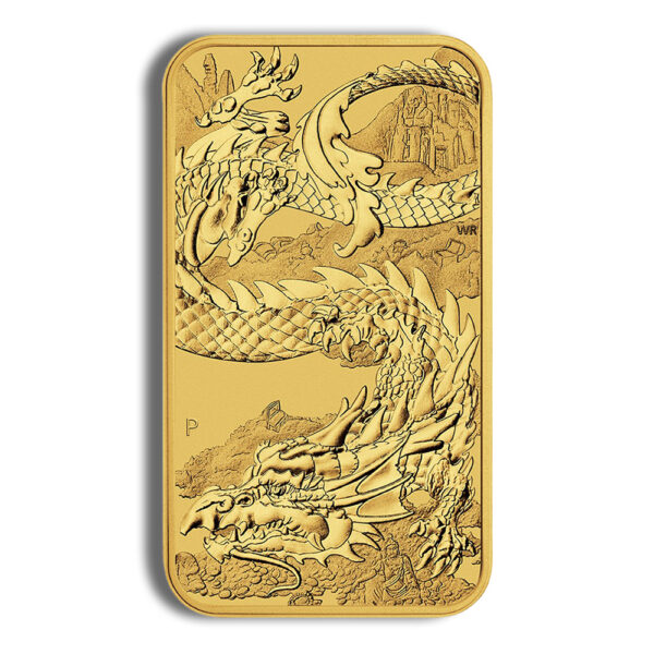 2023 1 oz Gold Coin Bar - Perth Dragon - Image 2