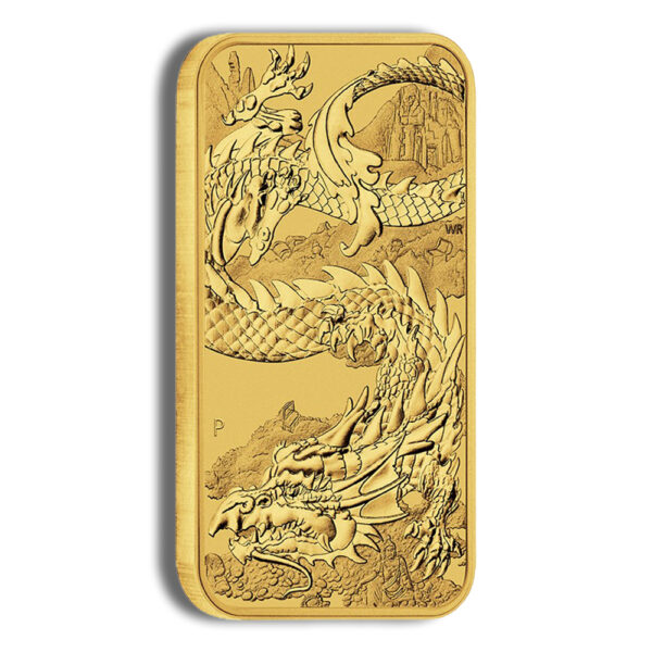 2023 1 oz Gold Coin Bar - Perth Dragon - Image 3