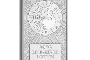1 oz Silver Bar - Perth Mint - Kangaroo