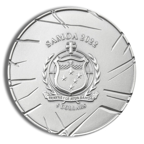 2022 1 oz Samoa Silver DC Comics Two-Face - Image 2