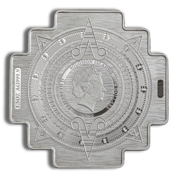 2022 1.5 oz Silver Incan House of the Sun Maze Coin - Image 2