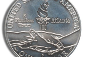 1995-D $1 Blind Runner Silver Commem - BU