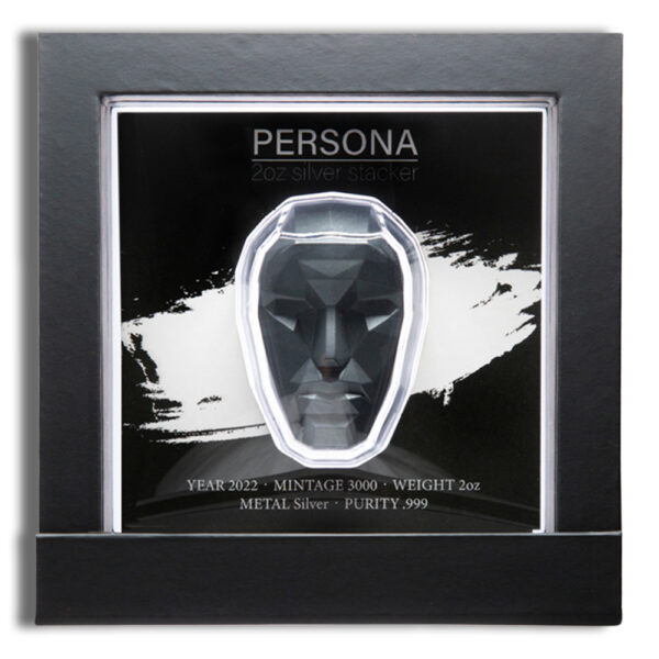 2 oz Silver South Korea Persona Dark Stacker