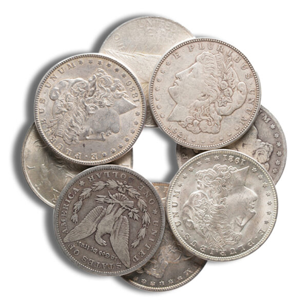 Morgan & Peace Silver Dollar: Sort & Pay