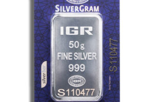 50 gram Silver Bar - IGR Metals (Carded)