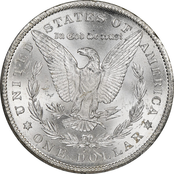 1880-CC Rev 78 GSA Morgan Dollar - NGC MS63+ - Image 2