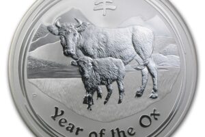 2009 Kilo Australia Silver Lunar Ox BU - Series II