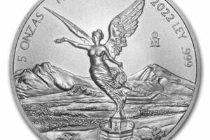 2022 5 oz Silver Mexican Libertad - BU