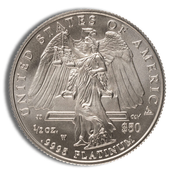 2008-W 1/2 oz Burnished Platinum Eagle $50 (Cap Only) - Image 2