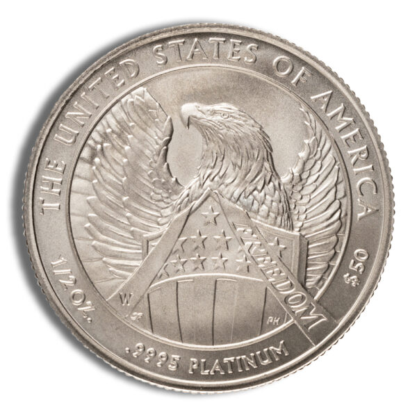 2007-W 1/2 oz Burnished Platinum Eagle $50 (Cap Only) - Image 2