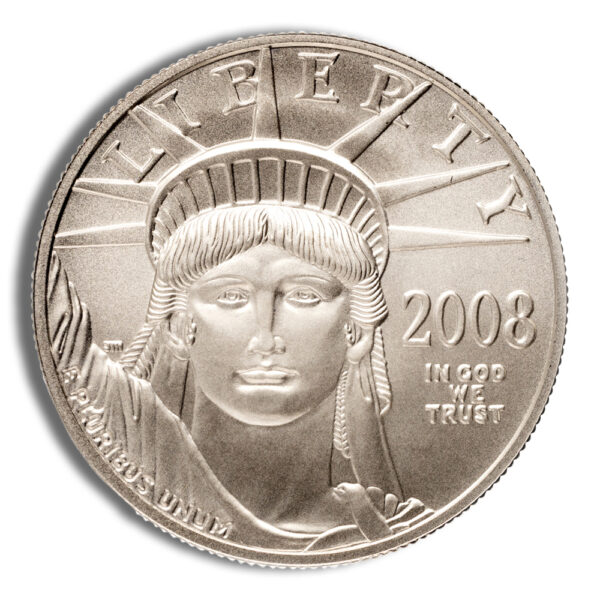 2008-W 1 oz Burnished Platinum Eagle $100 (Cap Only)