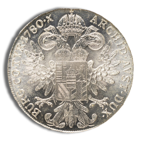 1780 Austria Maria Theresa Silver Thaler - Image 2