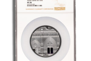 2021 5 oz Palau Silver Tiffany Art Notre Dame NGC PF70