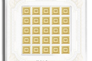 25 x 1 gram Gold Bar - Geiger Multicard (In Assay)