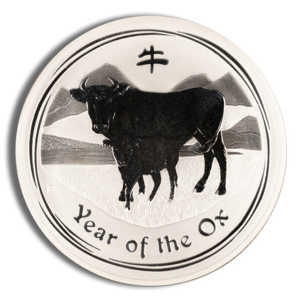 2009 Kilo Australia Silver Lunar Ox BU - Series I