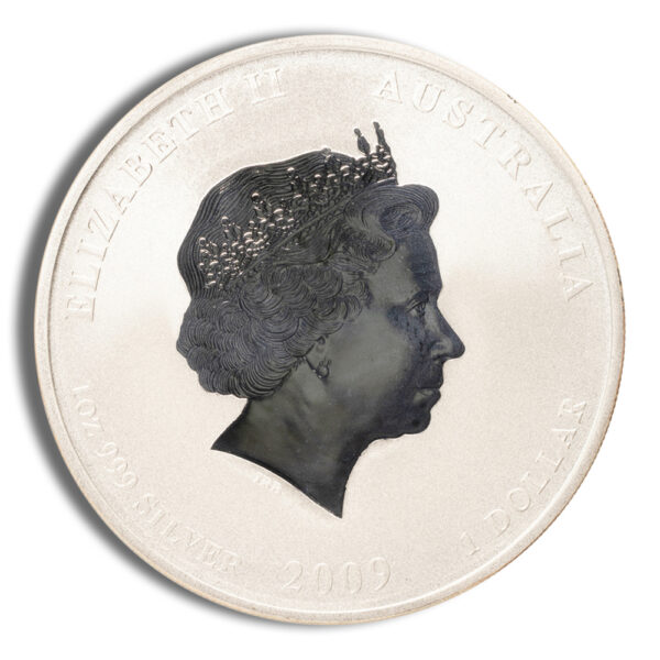 2009 Kilo Australia Silver Lunar Ox BU - Series I - Image 2