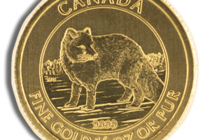 2014 1/4 oz Canadian Arctic Fox Gold Coin
