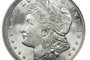 1921 Morgan Silver Dollar - F+