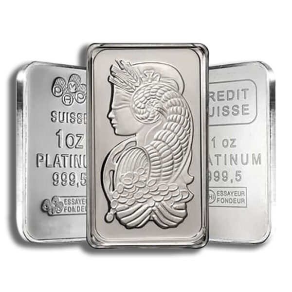 500 gram Platinum Bar - Brand Varies