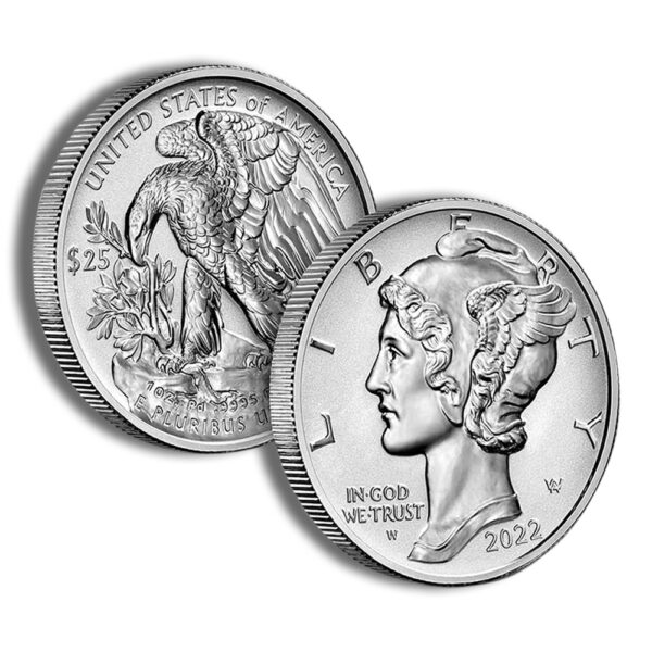 2022-W 1 oz Reverse Proof Palladium Eagle (w/Box & COA) - Image 3