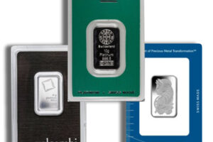10 gram Platinum Bar - Brand Varies (Carded)